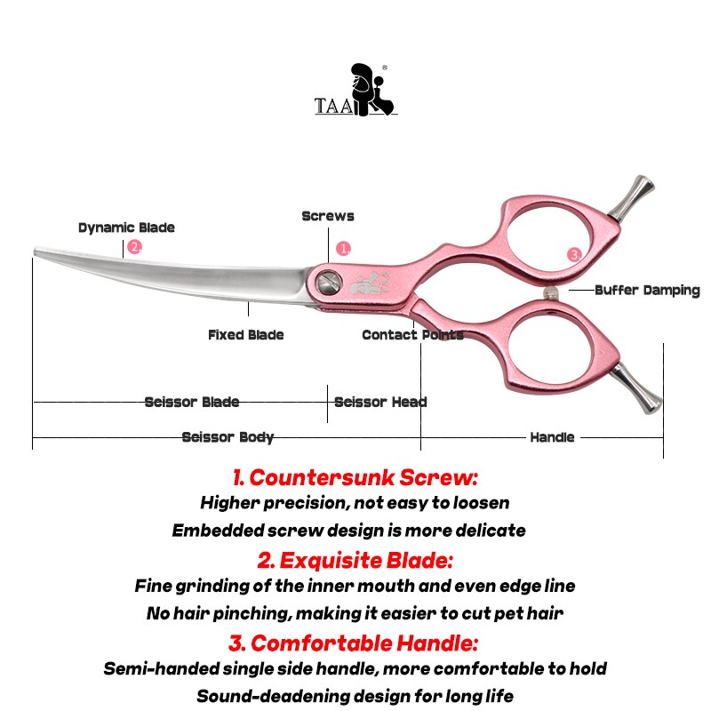 TAA Professional Pet Grooming Scissors