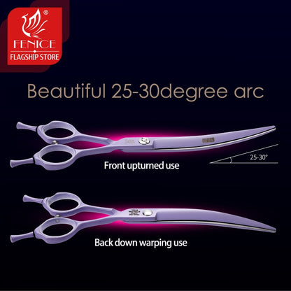 Professional Curved Pet Grooming Scissors