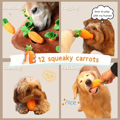 Wholesome Hoppity: The Irresistible Carrot Plush Companion