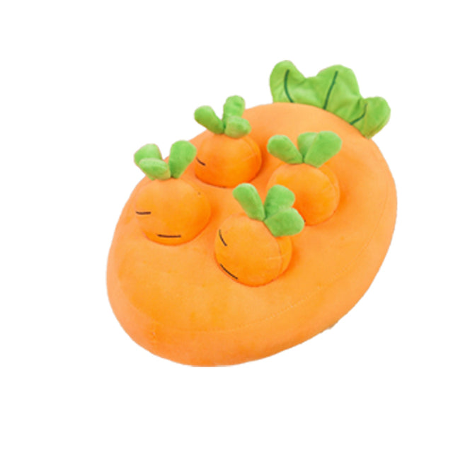 Wholesome Hoppity: The Irresistible Carrot Plush Companion