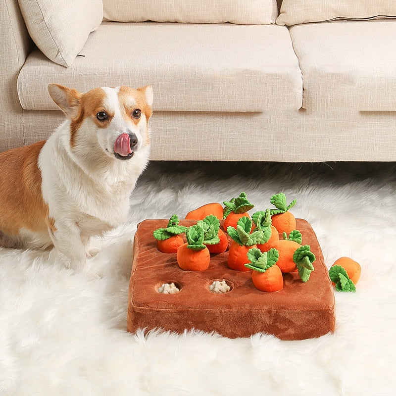 Wholesome Hoppity: The Irresistible Carrot Plush Companion